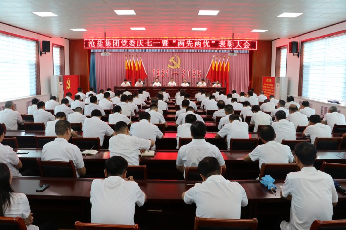 滄鹽集團(tuán)黨委召開(kāi)慶七一暨“兩先兩優(yōu)”表彰大會(huì)